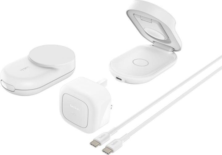 Actual product image Belkin UltraCharge 25 Watt Qi2 Magnetic 3-in-1 charging station (45 W)
