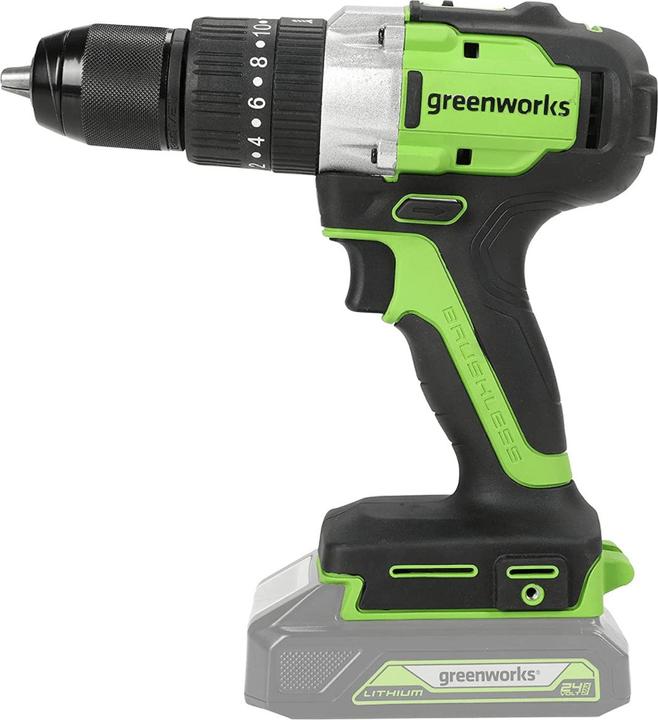 Produktbild Greenworks GD24DD60 cordless screwdriver / drill (Akkubetrieb)