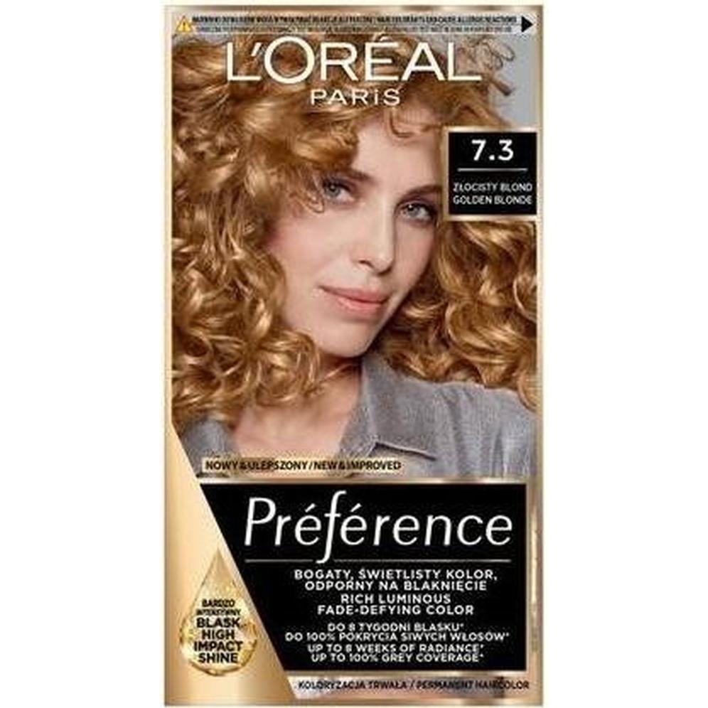 L'oréal Paris Oro/Dorato Tinta Per Capelli, Colore Per Capelli L'oreal Preference 73 Biondo (Biondo Dorato)
