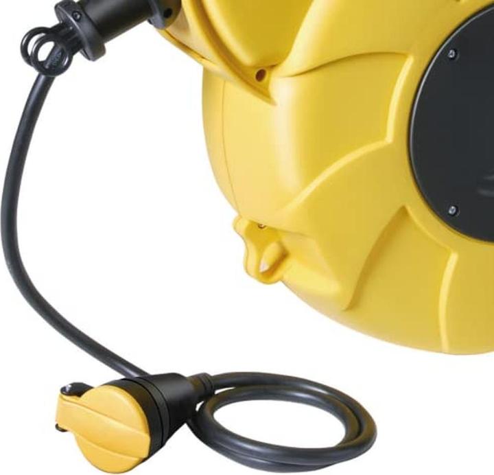 Image du produit Brennenstuhl Box Electric Automatic Cable Reel, ABE, yellow, 1241201 (20 m)