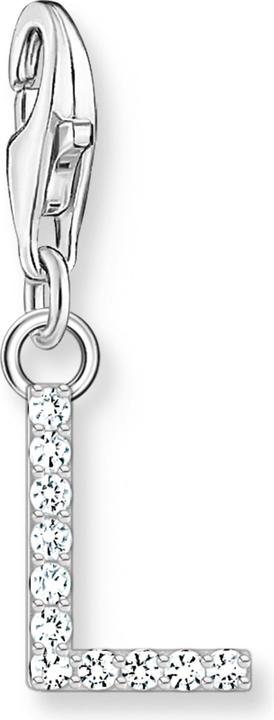 Immagine prodotto Thomas Sabo Ciondolo Charm Lettera L con pietre bianche Argento (Argento 925)
