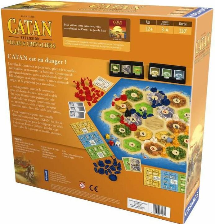 Immagine prodotto Asmodée CATAN Villes & Cheval.ECO ext.12+/3-4 (Francese, 3 - 4 Giocatori)