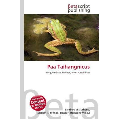 Paa Taihangnicus, Fachbücher
