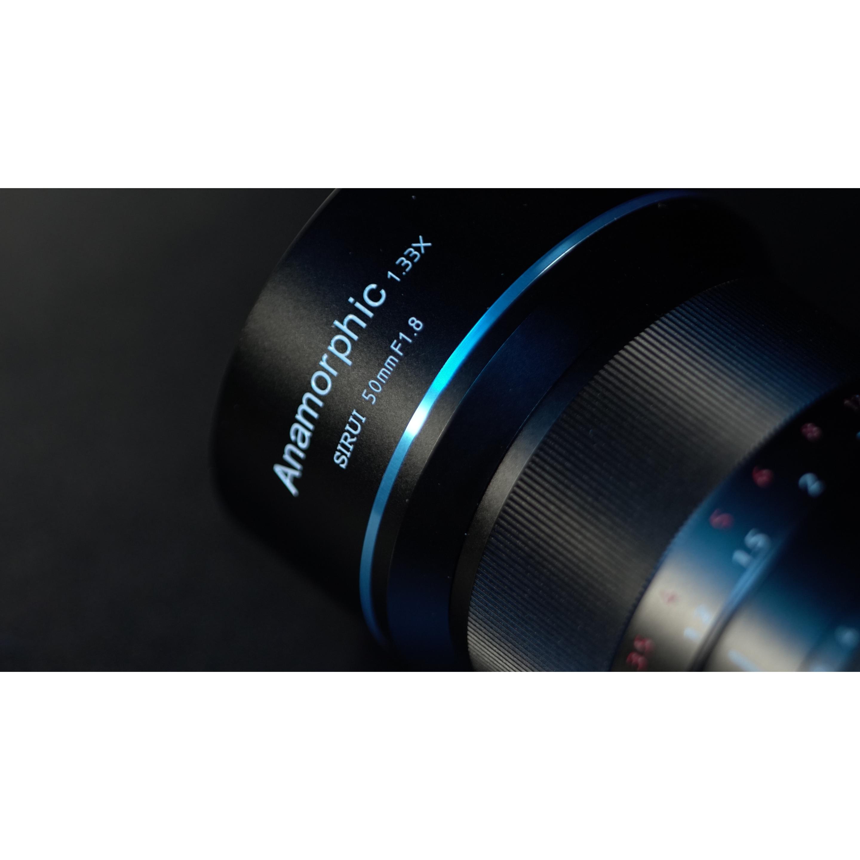 レンズ(単焦点) SIRUI 50mm F1.8 Anamorphic for Sony E Obiectiv Manual Sirui 50mm F1.8 S35 Anamorphic 1.33x Lens - iShoot.ro