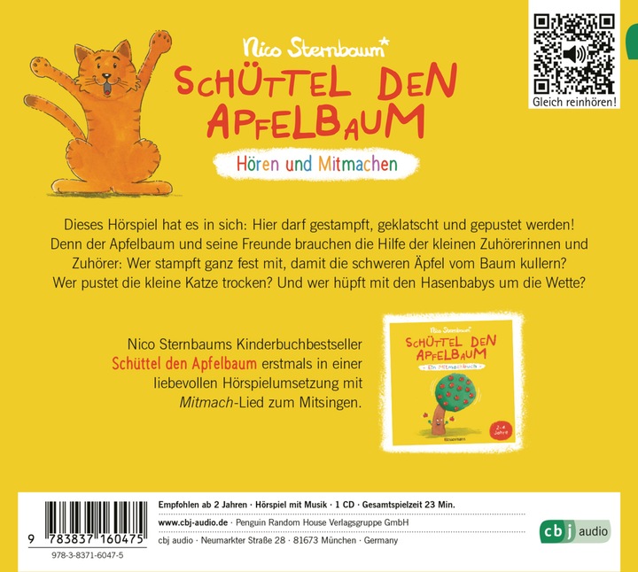 Produktbild Schüttel den Apfelbaum (Nico Sternbaum, Deutsch)