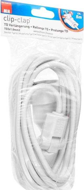 Image du produit Max Hauri clip-clap Rallonge TD H05VV-F3G1.0 (5 m, Type 13)