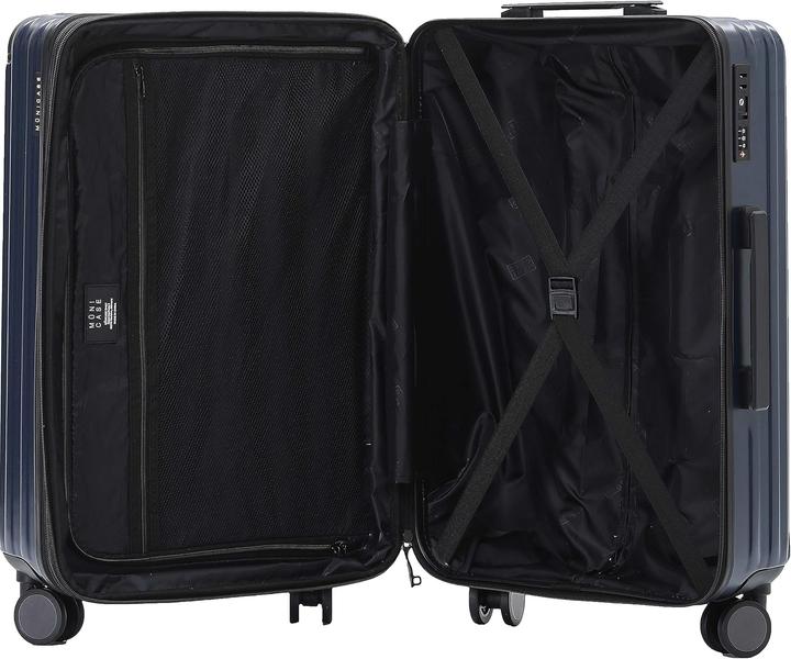 Produktbild Münicase Hartschalen Reisekoffer mit 4 Rollen und Teleskopgriff (38 l)