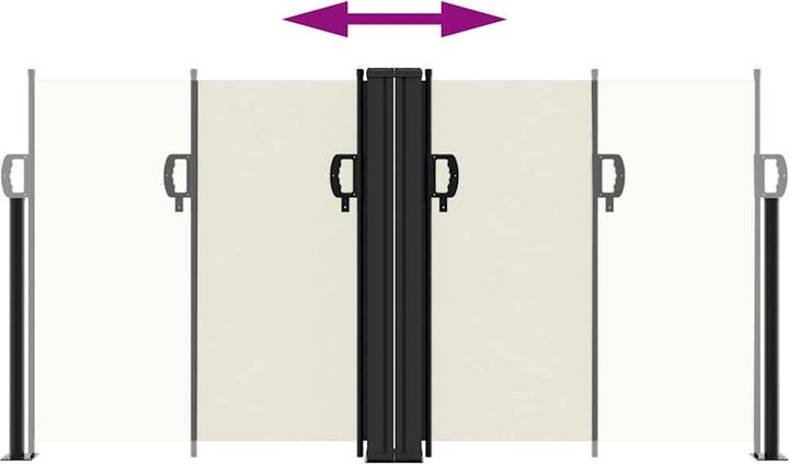 Image du produit vidaXL ausziehbare Seitenmarkise (10 m)