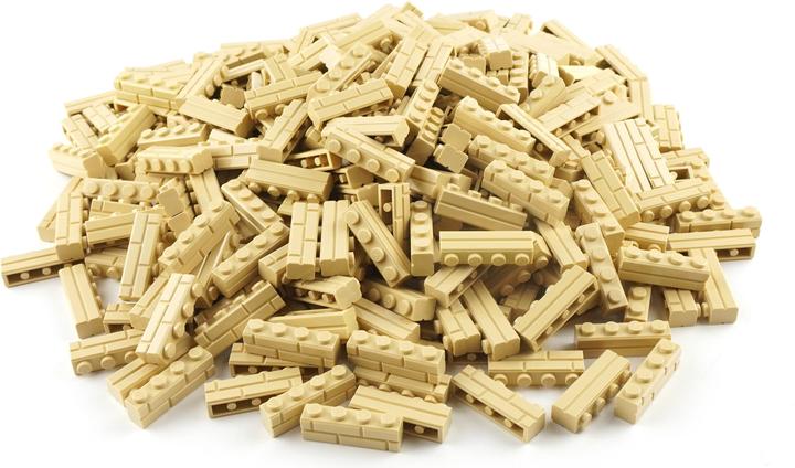 Produktbild LEGO 1x4 Mauersteine Beige - 100 Stück (15533, LEGO Zubehör)
