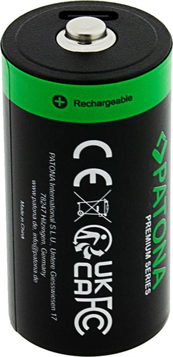 Patona Batterie Premium 2x LR14 USB-C (2 pcs, R14, 2300 mAh)