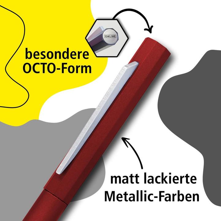 Image du produit Online OCTOPEN - Stylo à bille (Rouge, 1x)