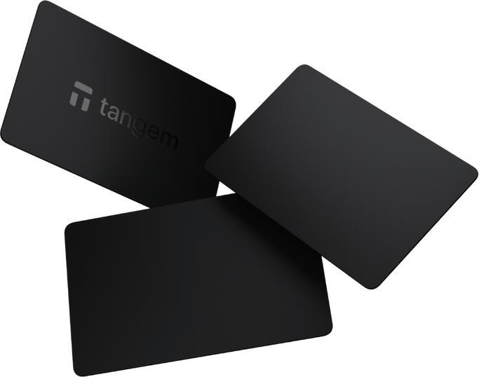 Actual product image Tangem 2.0 - 3 Card Set (Bitcoin, Others)