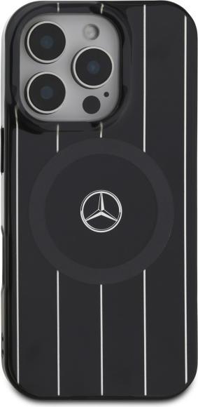 Image du produit Mercedes MEHMP16L23HRSK iPhone 16 Pro 6.3" czarny/black hardcase MB Double Layer Crossed Lines MagS (Apple iPhone 16 Pro)