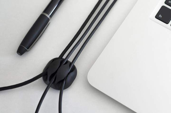 Actual product image Desire2 My Space, Cable clip, Desk, Black