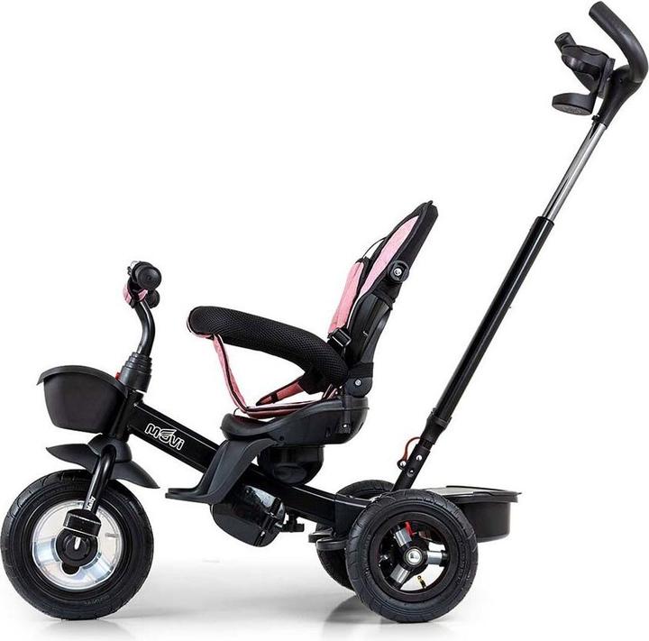 Mally Kinderdreirad Milly Movi schwarz-pink
