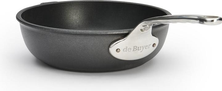 Produktbild de Buyer Choc Extreme Sauteuse Antihaft mit Edelstahlgriff, Induktion (Bratpfanne, Aluminium, 24 x 12 cm)
