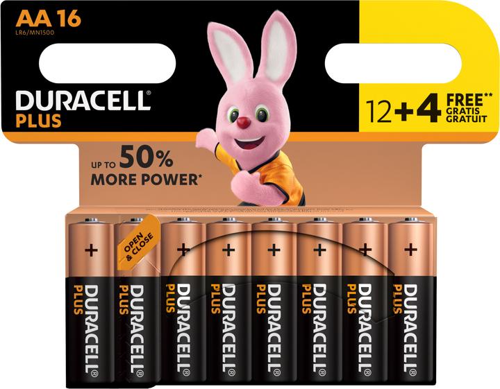 Actual product image Duracell Plus (16 pcs., AAA)