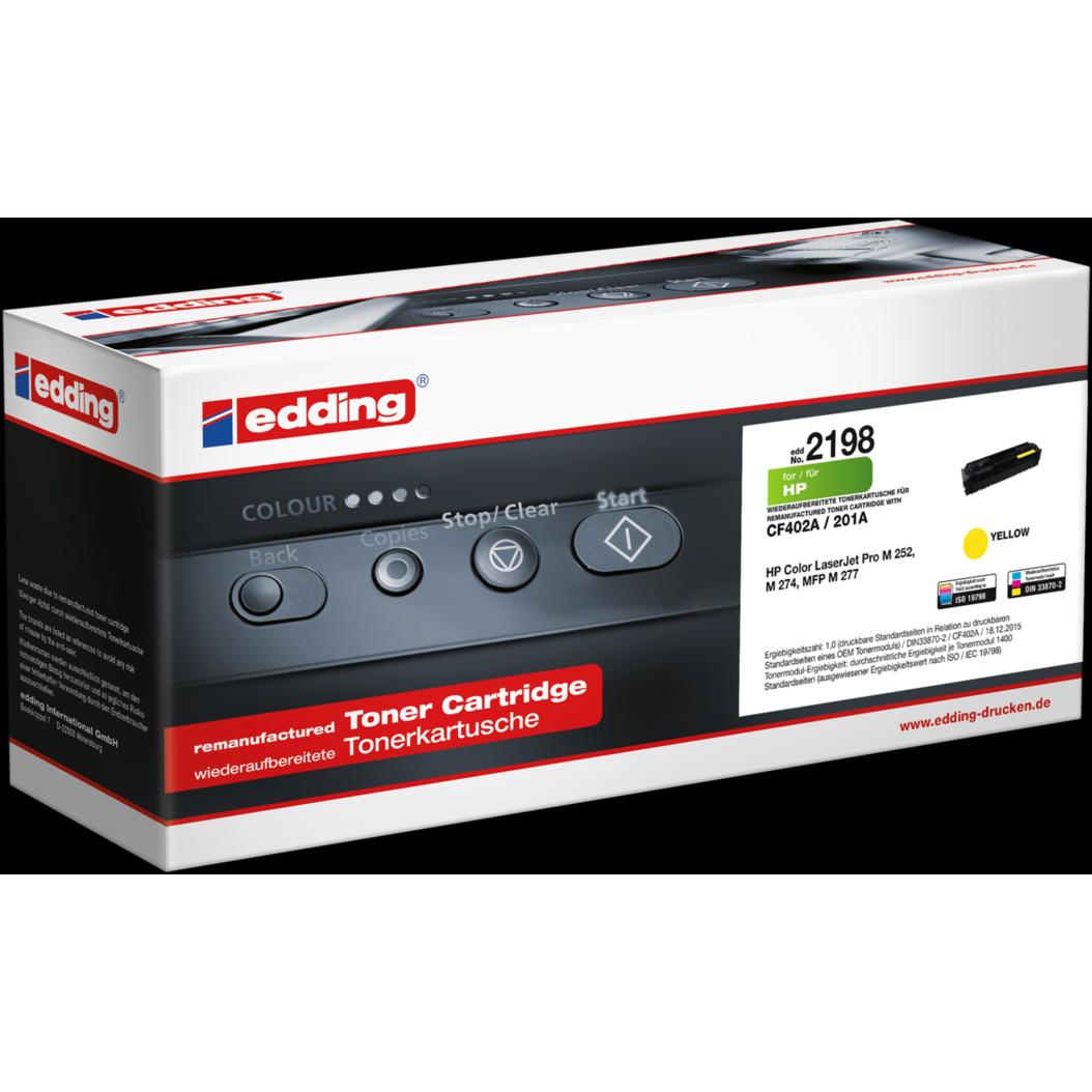 Edding, Toner, Toner ersetzt 201A (CF402A) - - 1.40 Seiten (Y)