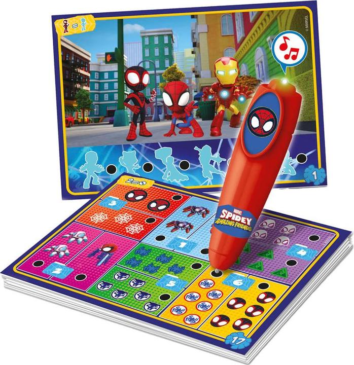 Actual product image Clementoni Quizzy game Spidey (Italian)