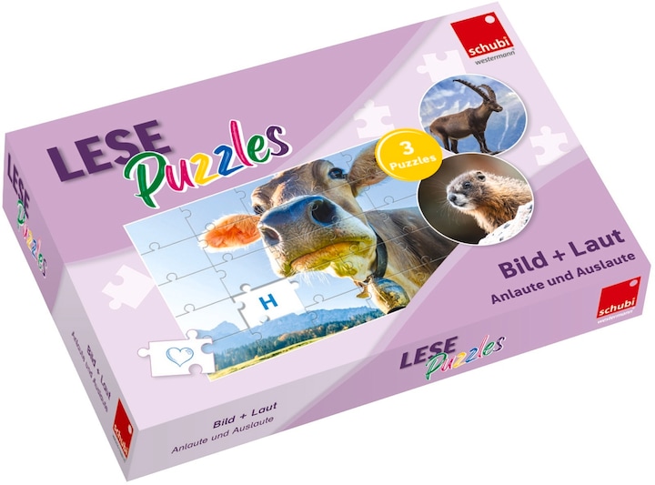 Actual product image SCHUBI ReadingPuzzles