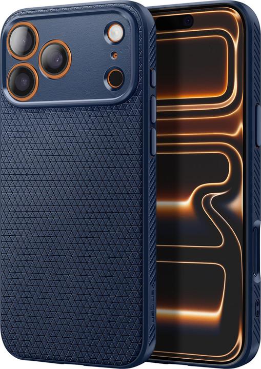 Actual product image Spigen - Liquid Air - iPhone 17 Pro Max - Navy Blue (Apple iPhone 17 Pro Max)
