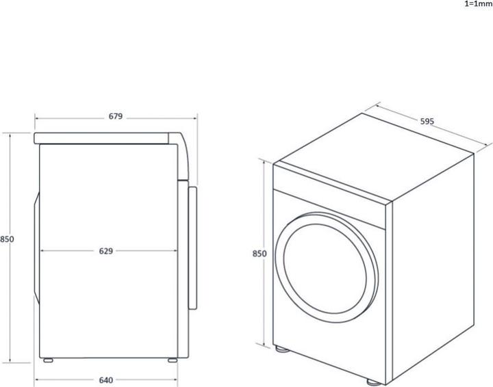 Image du produit Haier HW90-BD14CIGU188 (9 kg, Gauche)