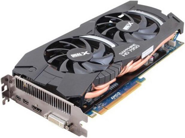 Actual product image Sapphire HD 7950 Dual Fan (3 GB)