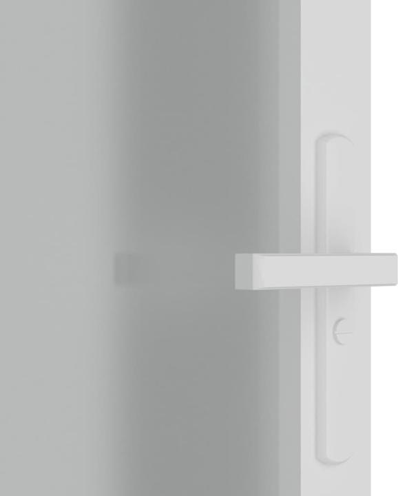 Image du produit Diverse Hardware Innentür 93x201,5 cm Weiss Mattglas und Aluminium