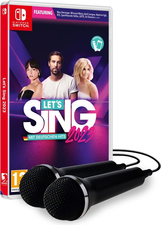 Ravenscourt Let's Sing 2023 German Version (+ 2 Mics) (Switch, DE)