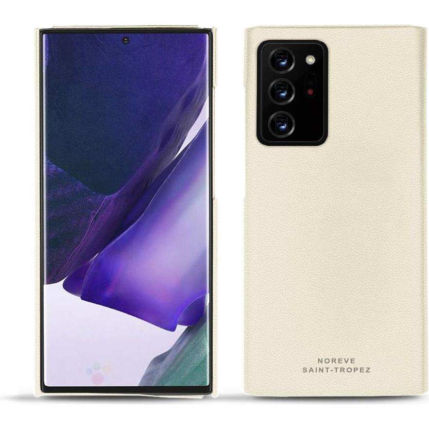 Noreve Lederschutzhülle (Samsung Galaxy Note 20 Ultra), Smartphone Hülle, Weiss