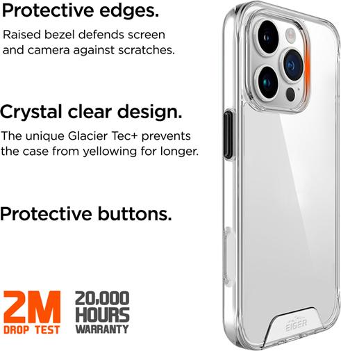 Actual product image Eiger Glacier Case (Apple iPhone 16 Pro)