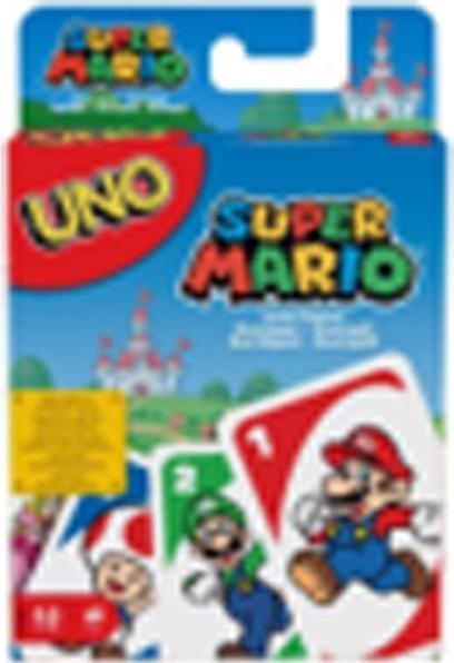 Actual product image Mattel Games UNO Mario Kart (English, Spanish)