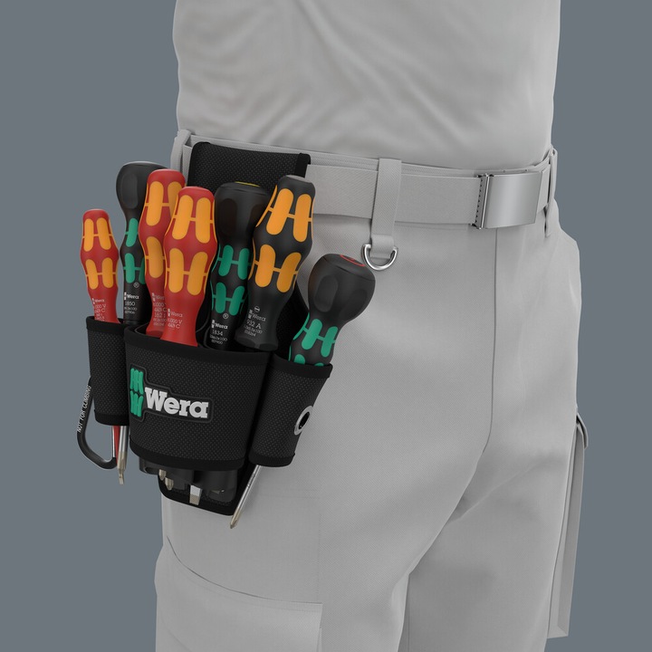 Produktbild Wera 9621 Gürteltasche Set 2 (Schlitz, Phillipps-Kreuzschlitz (PH))