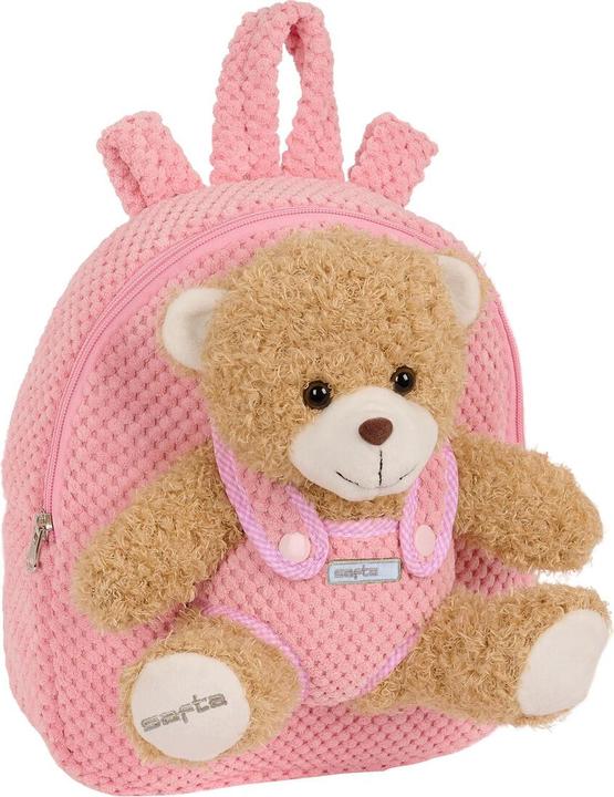 Produktbild Safta Kinderrucksack mit Plüschbär - Rosa