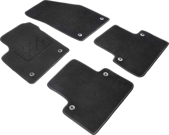 Walser Tappetini Velours compatibili con Volvo S40 II/V50 2003-2012 Volvo C30 2006-2013 (2 tappetini anteriori + 2 tappetini posteriori)
