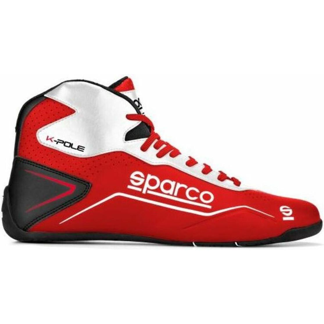 Sparco Rot Motorsportschuhe, Kartschuhe K-Pole (48)