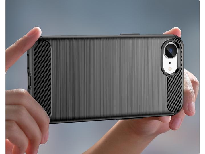 Produktbild Screenguard Carbon Brushed Soft TPU Hülle (Apple iPhone 17e)