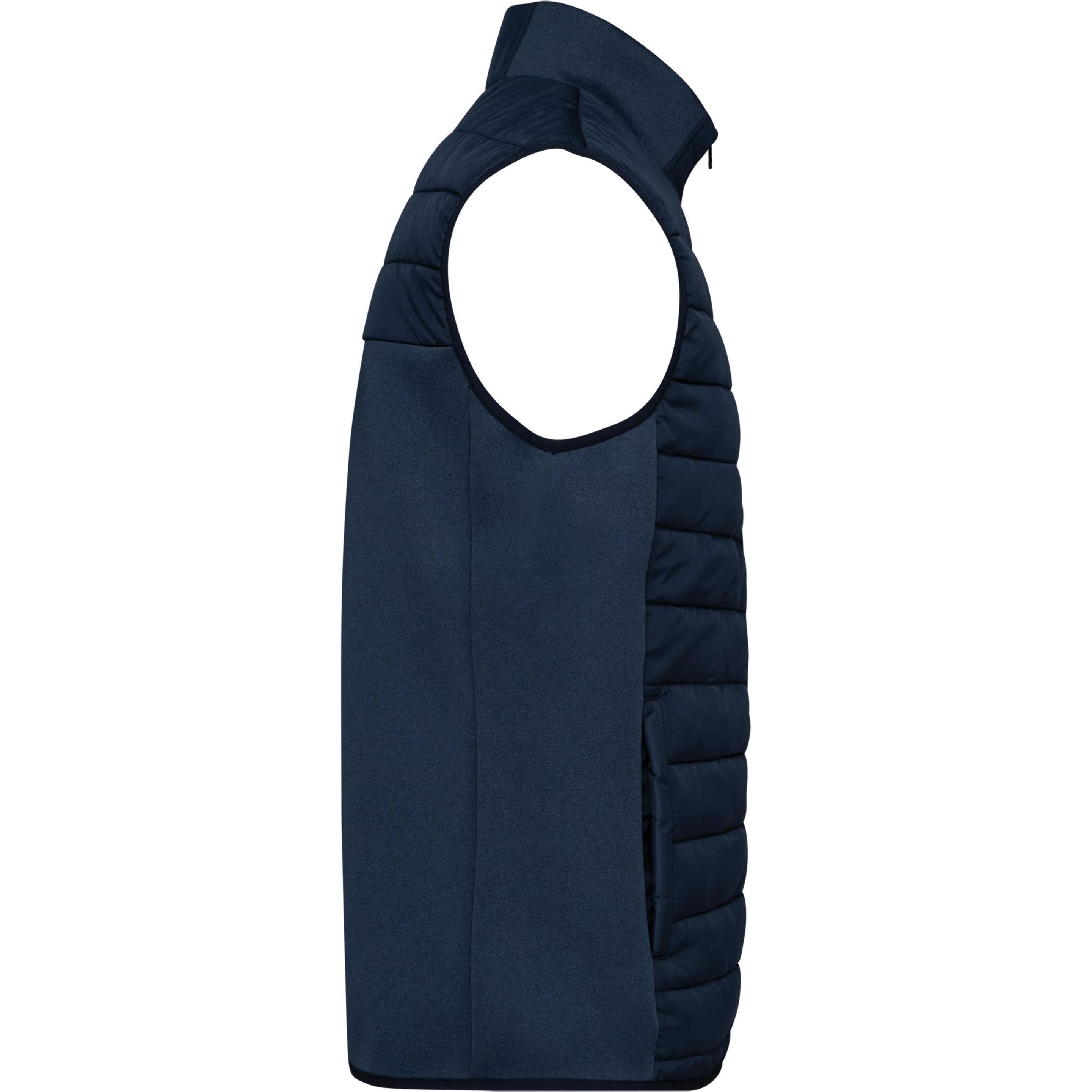 Kariban, Herren, Jacke, Ärmellose Daunenjacke aus zwei Materialien (XS), Blau, XS