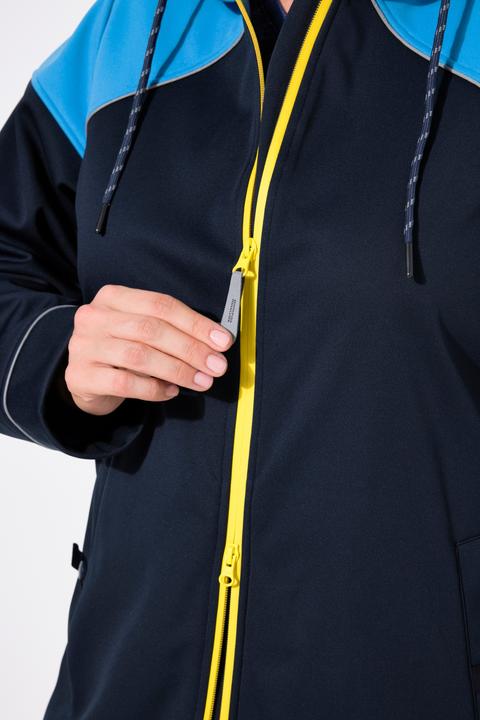Immagine prodotto Ulla Popken giacca lunga softshell, idrorepellente, zip a doppio cursore (54)