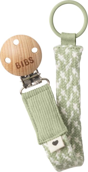 Bibs Plaited dummy chain, sage/ ivory