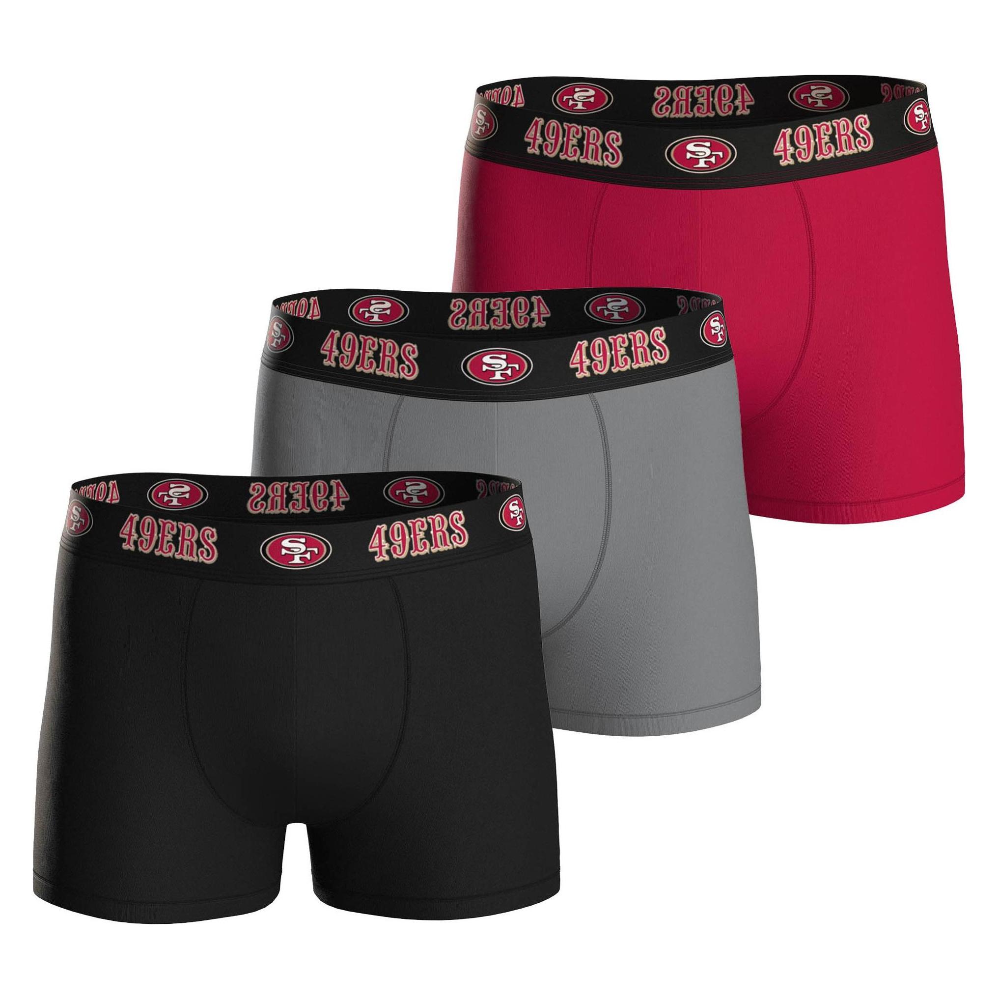 Nfl, Herren, Unterhosen, Boxer San Francisco 49Ers, Mehrfarbig, (Xl, 3er Pack)