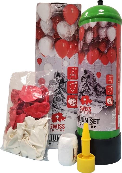 Actual product image Pimp It Up Helium set Swiss Edition (30 balloons) (30 x)