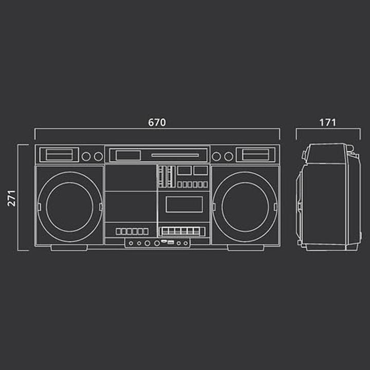 Immagine prodotto Muse M-380 GB (FM, Bluetooth)