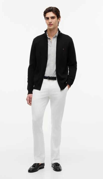 Image du produit Tommy Hilfiger Pull en Coton Essentiel à Fermeture Éclair Col Montant (M)