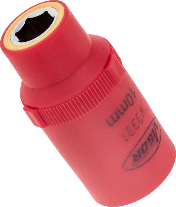 Actual product image Vigor VDE SOCKET SPANNER INSERT, 1/2" SW 10 (10 mm)
