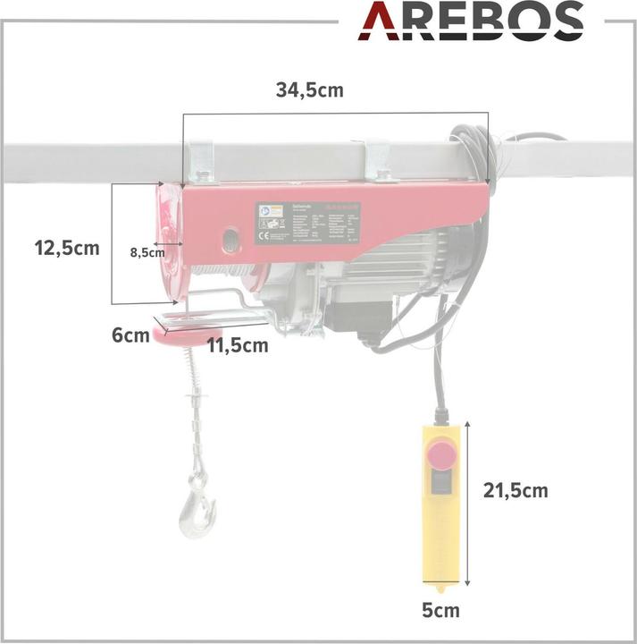 Image du produit Arebos Elektrische Seilwinde