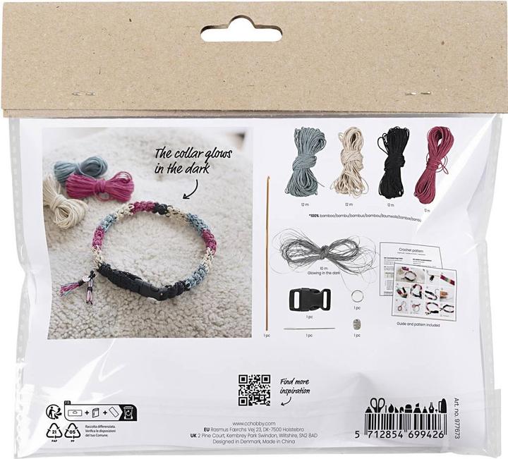 Immagine prodotto Creativ Company Kit di artigianato collare per cani all'uncinetto