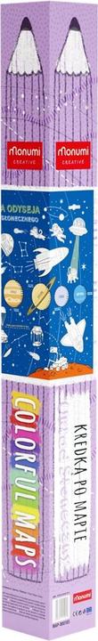 Actual product image Monumi Crayon on the map. Solar system