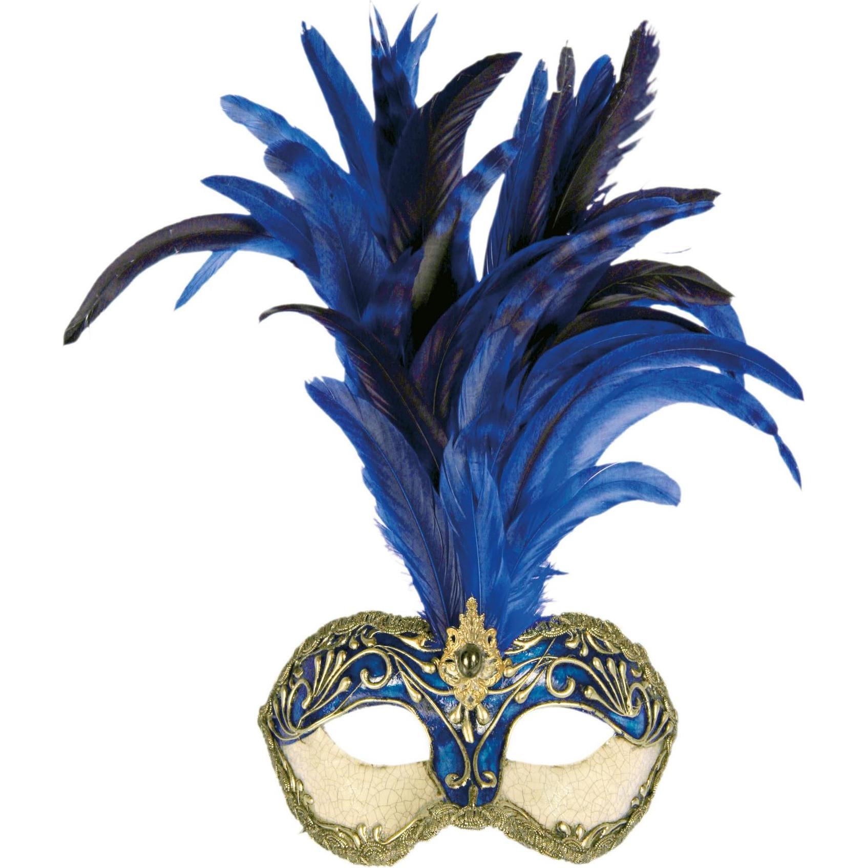 Maskworld Galetto Colombina piume
