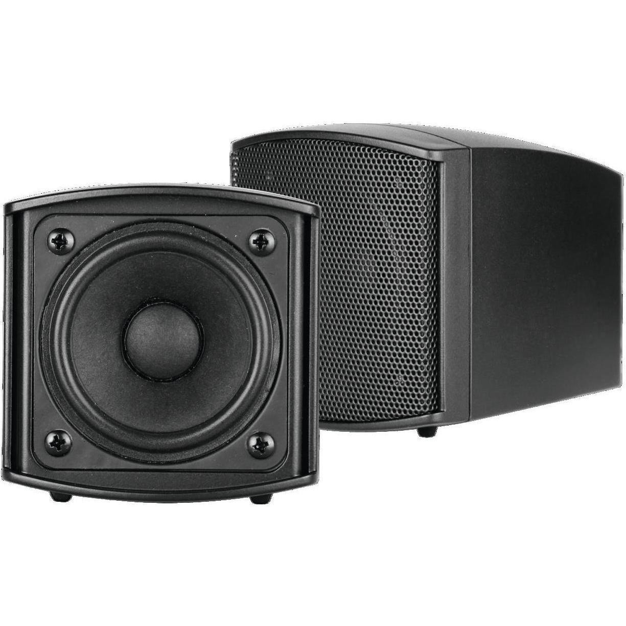 Omnitronic OD-2 (1 Paar, 30 W), HiFi + Heimkino Lautsprecher, Schwarz